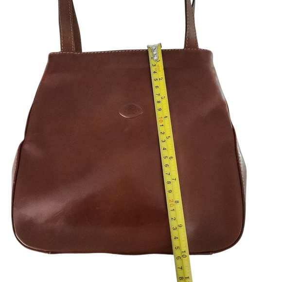 THE TREND Brown Leather Shoulder Bag made in Italy - Picture 11 of 16